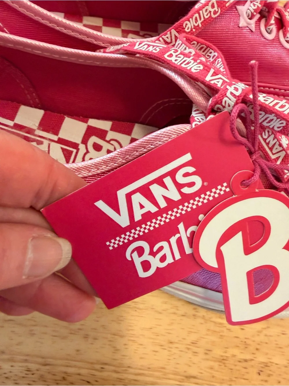 VANS Stackform Pink Metallic Platform Sneakers-Barbie Edition 9
